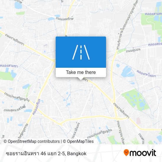 ซอยรามอินทรา 46 แยก 2-5 map