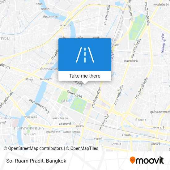 Soi Ruam Pradit map