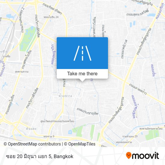 ซอย 20 มิถุนา แยก 5 map