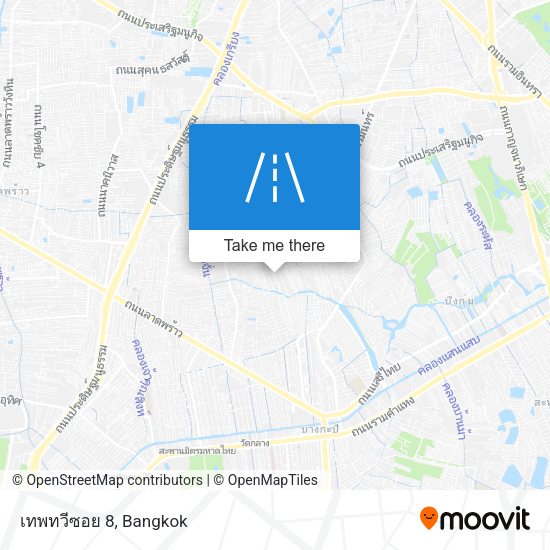 เทพทวีซอย 8 map