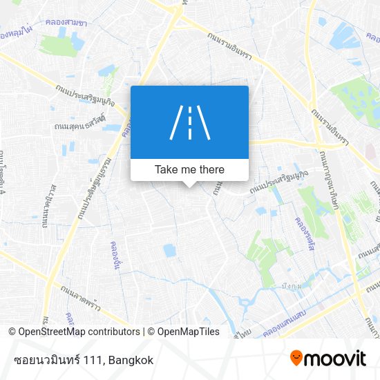 ซอยนวมินทร์ 111 map