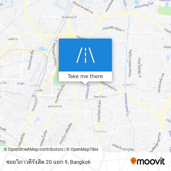 ซอยวิภาวดีรังสิต 20 แยก 9 map