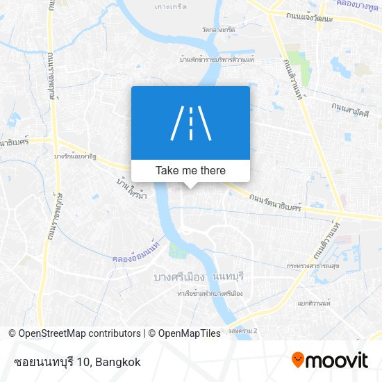 ซอยนนทบุรี 10 map
