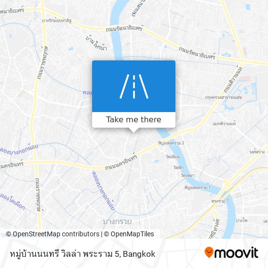 หมู่บ้านนนทรี วิลล่า พระราม 5 map