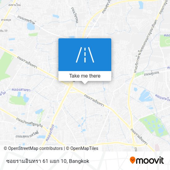 ซอยรามอินทรา 61 แยก 10 map