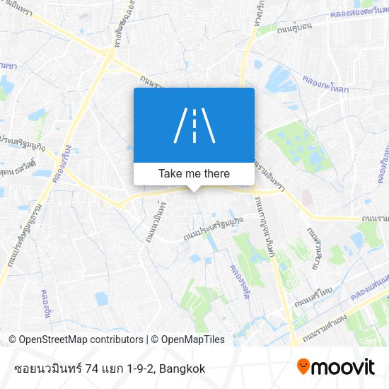 ซอยนวมินทร์ 74 แยก 1-9-2 map