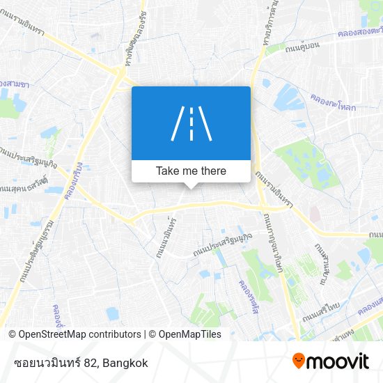 ซอยนวมินทร์ 82 map