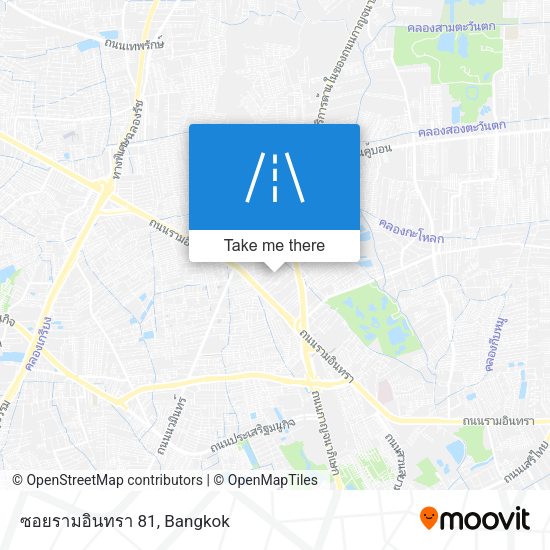 ซอยรามอินทรา 81 map