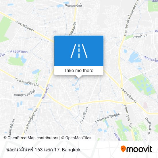 ซอยนวมินทร์ 163 แยก 17 map