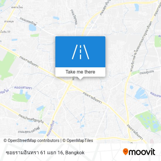 ซอยรามอินทรา 61 แยก 16 map