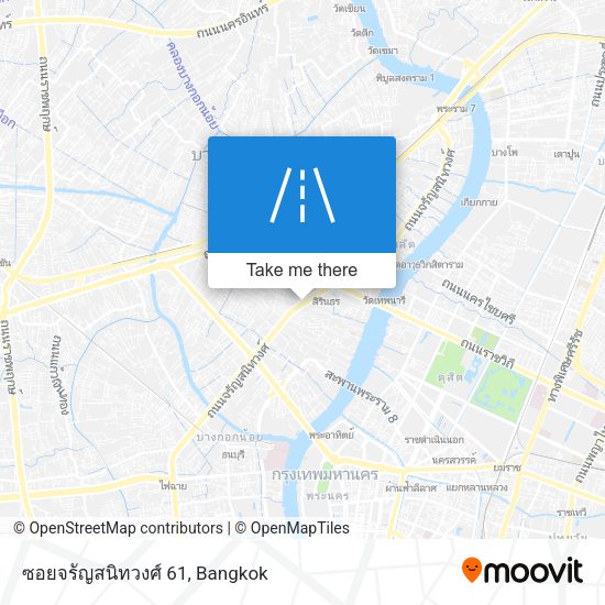 ซอยจรัญสนิทวงศ์ 61 map