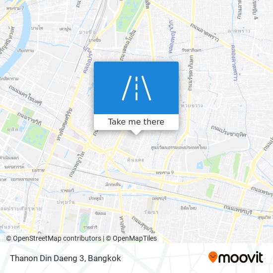 Thanon Din Daeng 3 map