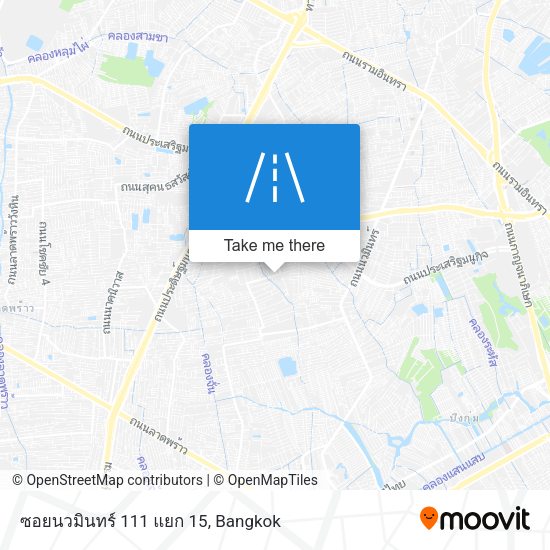 ซอยนวมินทร์ 111 แยก 15 map