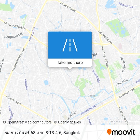 ซอยนวมินทร์ 68 แยก 8-13-4-6 map