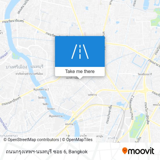 ถนนกรุงเทพฯ-นนทบุรี ซอย 6 map