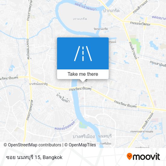 ซอย นนทบุรี 15 map