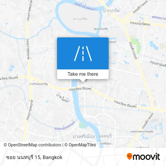 ซอย นนทบุรี 15 map