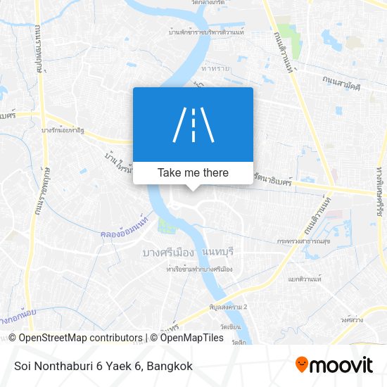 Soi Nonthaburi 6 Yaek 6 map