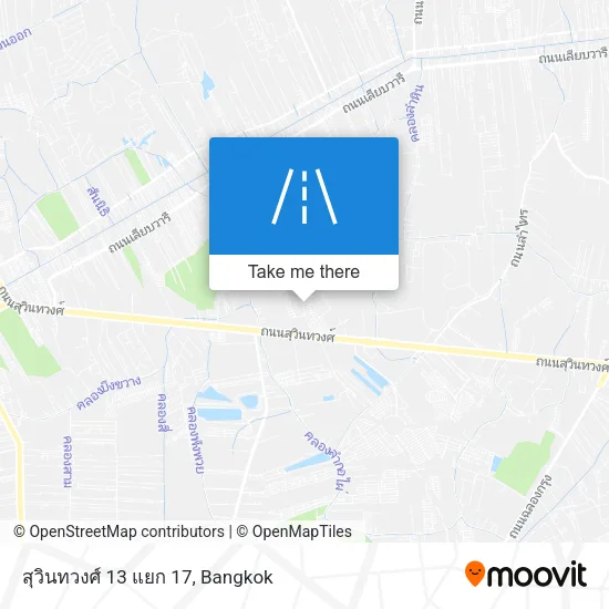 สุวินทวงศ์ 13 แยก 17 map