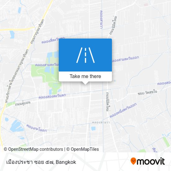 เมืองประชา ซอย ๕๗ map