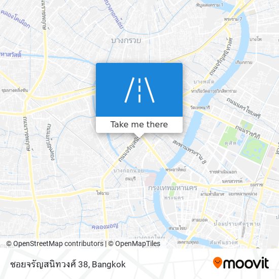 ซอยจรัญสนิทวงศ์ 38 map