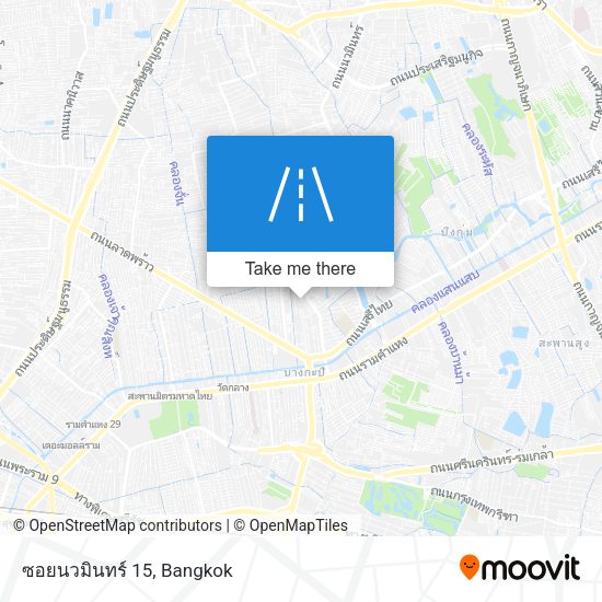 ซอยนวมินทร์ 15 map