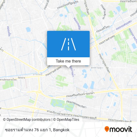 ซอยรามคำแหง 76 แยก 1 map