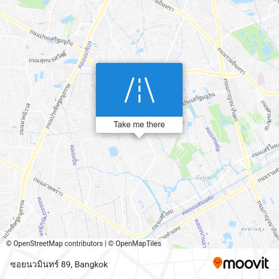 ซอยนวมินทร์ 89 map