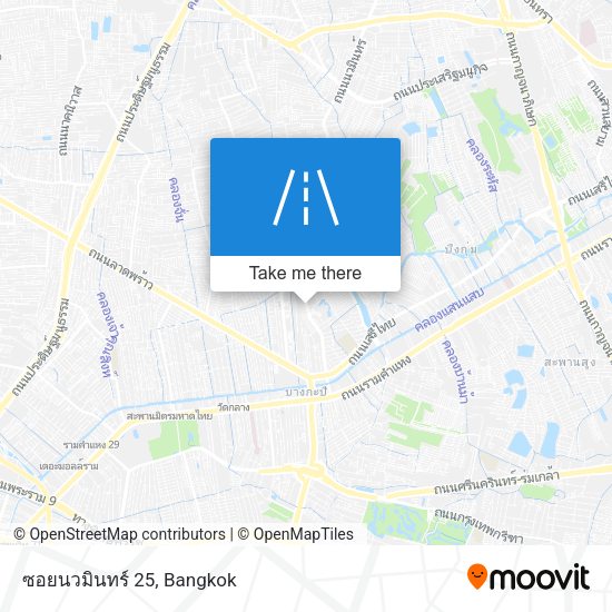 ซอยนวมินทร์ 25 map