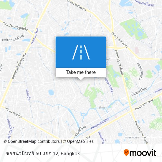 ซอยนวมินทร์ 50 แยก 12 map