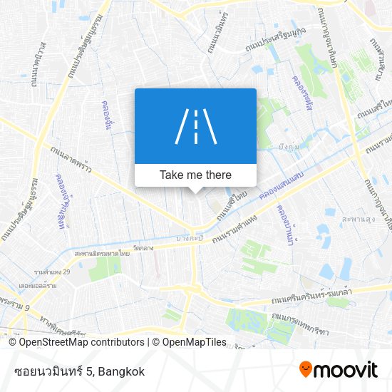 ซอยนวมินทร์ 5 map