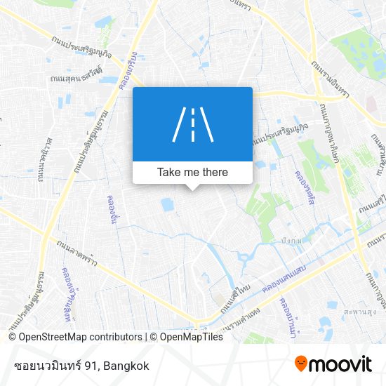 ซอยนวมินทร์ 91 map
