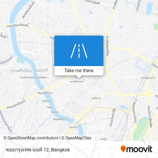ซอยกรุงเทพ-นนท์ 12 map