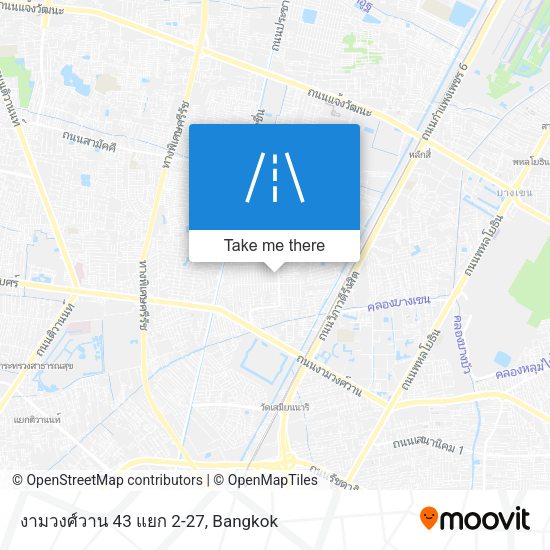 งามวงศ์วาน 43 แยก 2-27 map