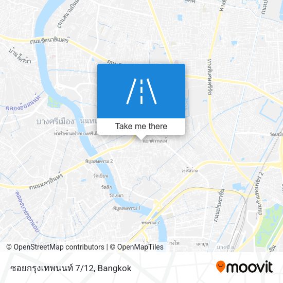 ซอยกรุงเทพนนท์ 7/12 map