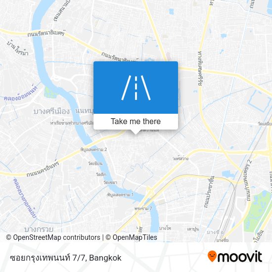 ซอยกรุงเทพนนท์ 7/7 map