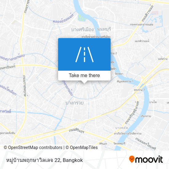 หมู่บ้านพฤกษาวิลเลจ 22 map
