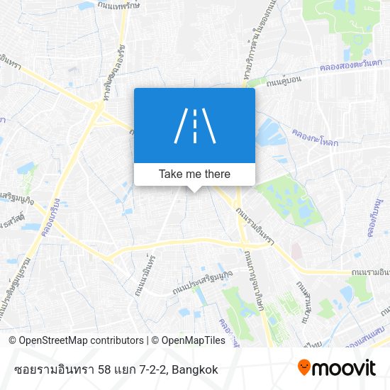 ซอยรามอินทรา 58 แยก 7-2-2 map