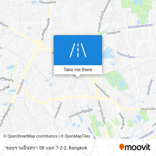 ซอยรามอินทรา 58 แยก 7-2-2 map