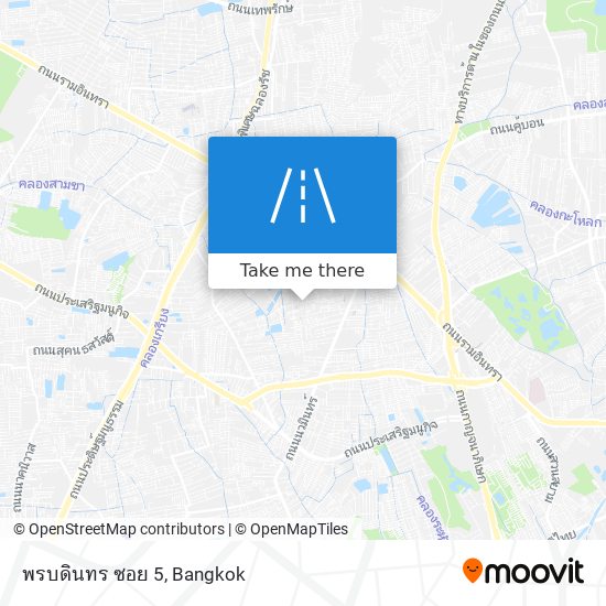 พรบดินทร ซอย 5 map