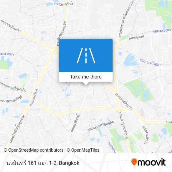 นวมินทร์ 161 แยก 1-2 map