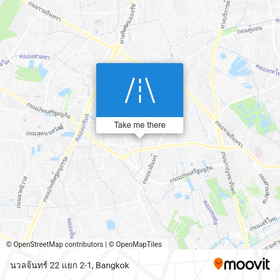 นวลจันทร์ 22 แยก 2-1 map