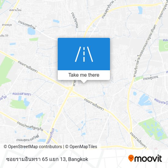 ซอยรามอินทรา 65 แยก 13 map