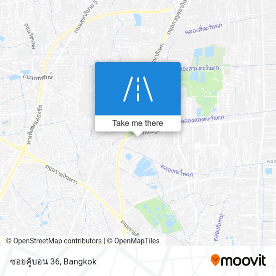 ซอยคู้บอน 36 map