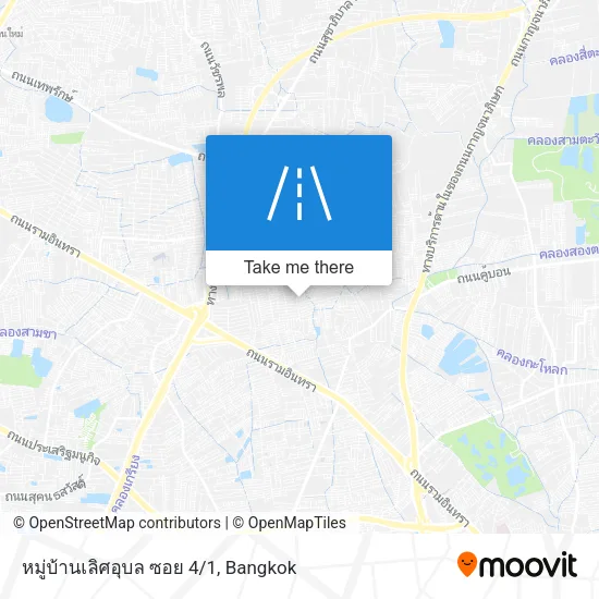 หมู่บ้านเลิศอุบล ซอย 4/1 map