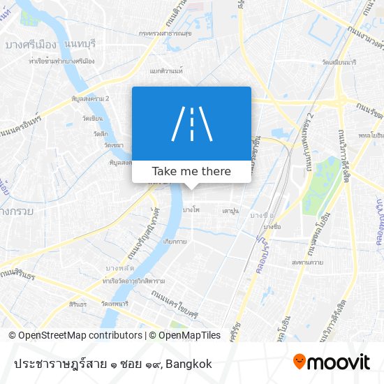 ประชาราษฎร์สาย ๑ ซอย ๑๙ map