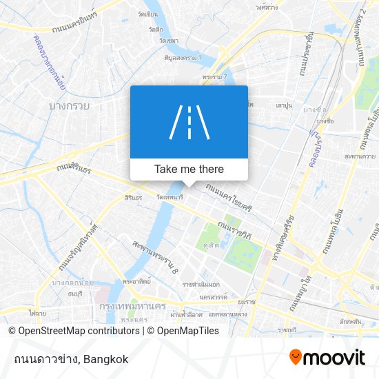 ถนนดาวข่าง map
