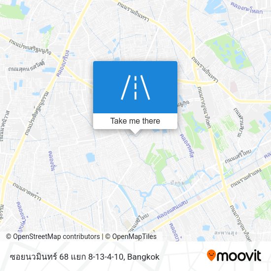 ซอยนวมินทร์ 68 แยก 8-13-4-10 map