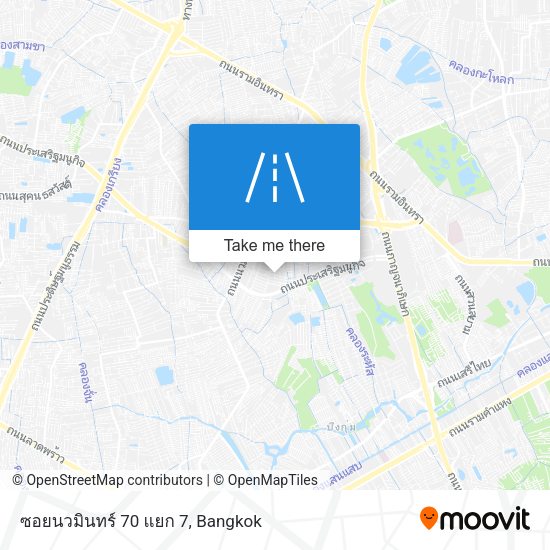 ซอยนวมินทร์ 70 แยก 7 map