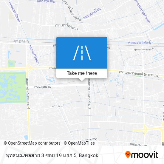 พุทธมณฑลสาย 3 ซอย 19 แยก 5 map